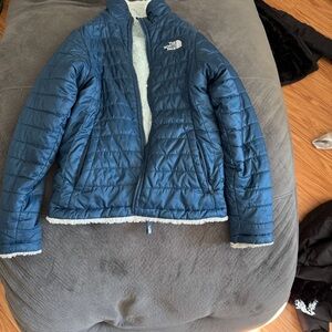 2nd Coat : The North Face Blue Puffer Jacket